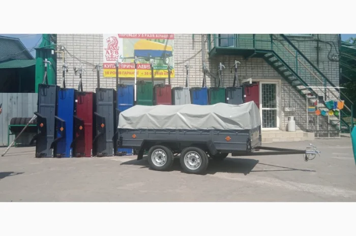 Новый леговой двухосный прцеп от производителя- фото № 3