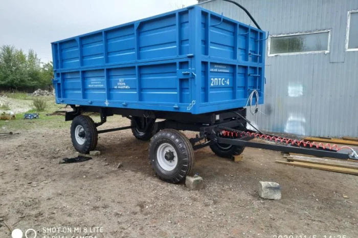Причіп тракторний 2ПТС-4 з бортами висотою 120 см- фото № 1