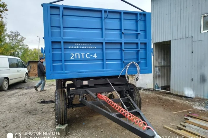 Причіп тракторний 2ПТС-4 з бортами висотою 120 см- фото № 3