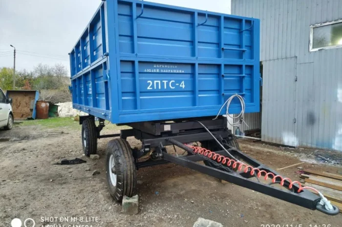 Причіп тракторний 2ПТС-4 з бортами висотою 120 см- фото № 4