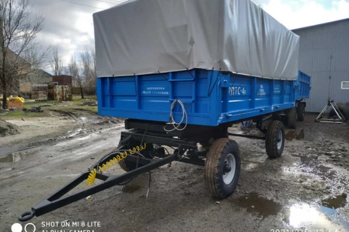 Причіп тракторний 2ПТС-4 з тентовою системою- фото № 1