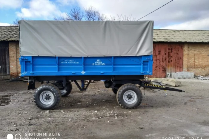 Причіп тракторний 2ПТС-4 з тентовою системою- фото № 2