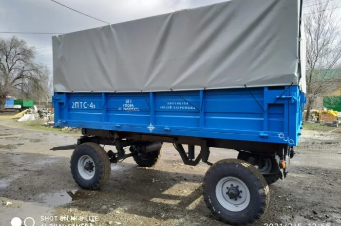 Причіп тракторний 2ПТС-4 з тентовою системою- фото № 3