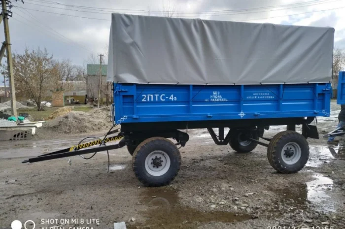Причіп тракторний 2ПТС-4 з тентовою системою- фото № 5