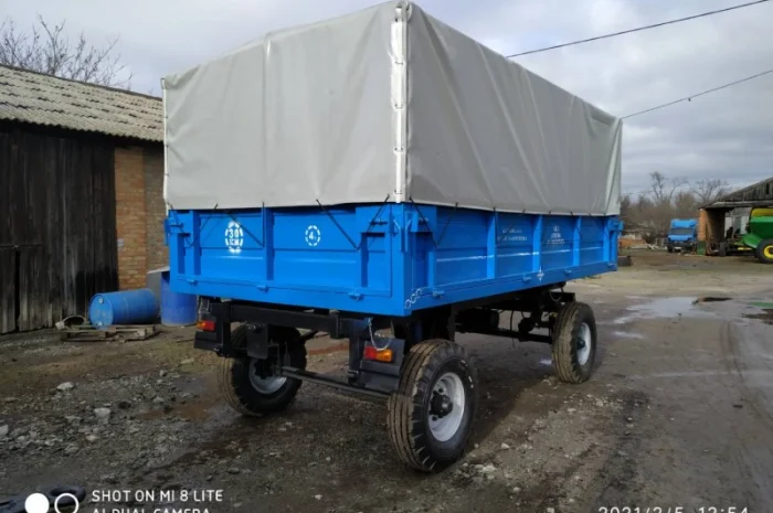 Причіп тракторний 2ПТС-4 з тентовою системою- фото № 6