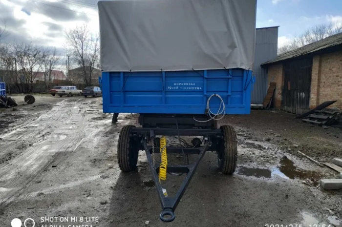 Причіп тракторний 2ПТС-4 з тентовою системою- фото № 7