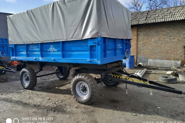 Причіп тракторний 2ПТС-4 з тентовою системою- фото № 9