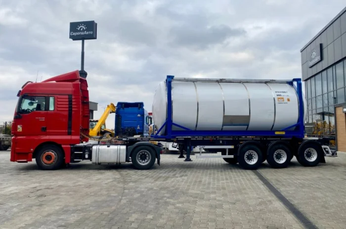 Ізотермічний танк контейнер з паровим підігрівом Van Hool Tank Container -2003 рік- фото № 1