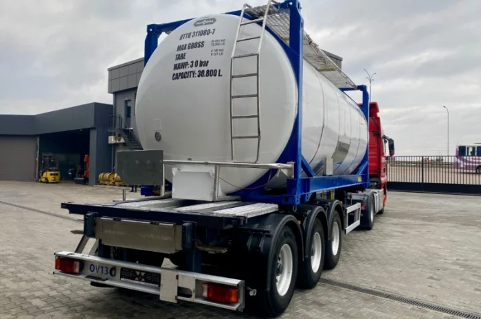 Ізотермічний танк контейнер з паровим підігрівом Van Hool Tank Container -2003 рік- фото № 9