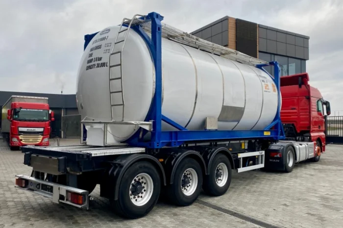 Ізотермічний танк контейнер з паровим підігрівом Van Hool Tank Container -2003 рік- фото № 10