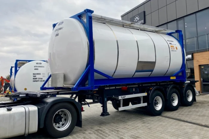 Ізотермічний танк контейнер з паровим підігрівом Van Hool Tank Container -2003 рік- фото № 11