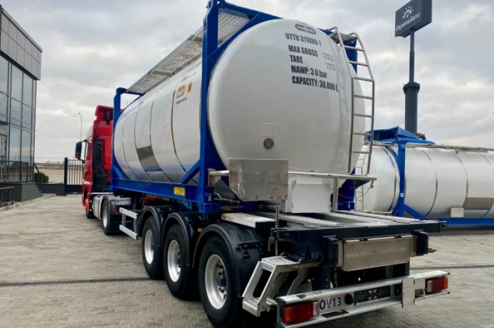 Ізотермічний танк контейнер з паровим підігрівом Van Hool Tank Container -2003 рік- фото № 4