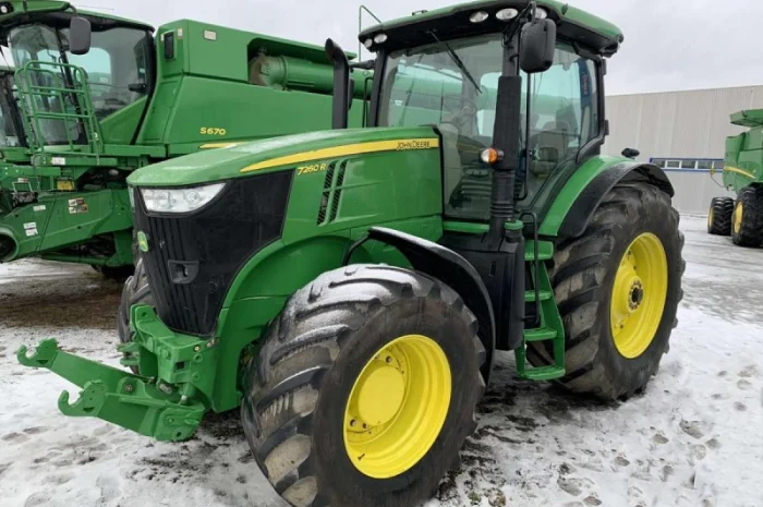 Трактор John Deere 7260R- фото № 2