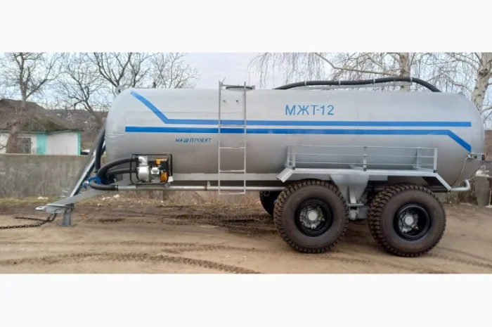 Бочка МЖТ-12 с мотопомпою, для води та КАС- фото № 2