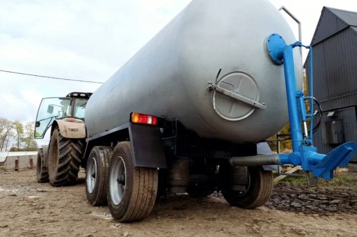 Бочка МЖТ-16 на пневмоподвеске с мешалкой для жидкого навоза- фото № 7