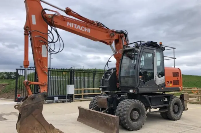 Колесный экскаватор Hitachi ZX 140 W-3. Колесный экскаватор б/у- фото № 1