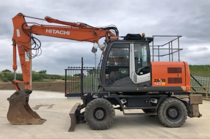 Колесный экскаватор Hitachi ZX 140 W-3. Колесный экскаватор б/у- фото № 2