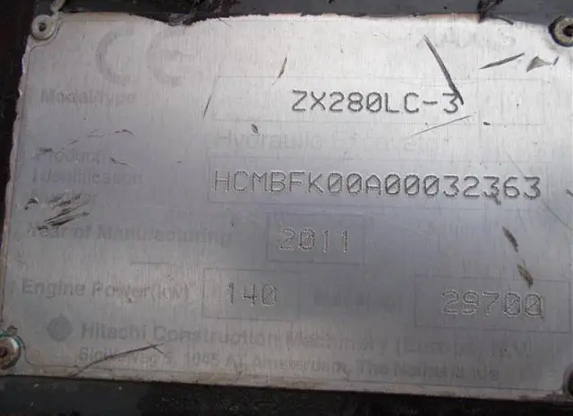 Гусеничный экскаватор Hitachi ZX280LC-3- фото № 4