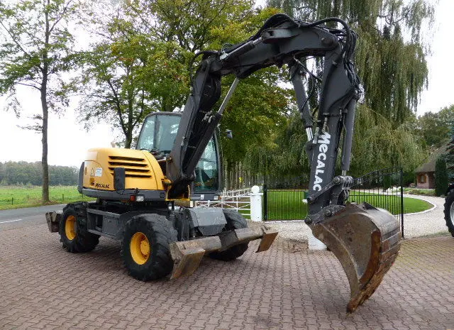 Колесный экскаватор Mecalac 714MW- фото № 6