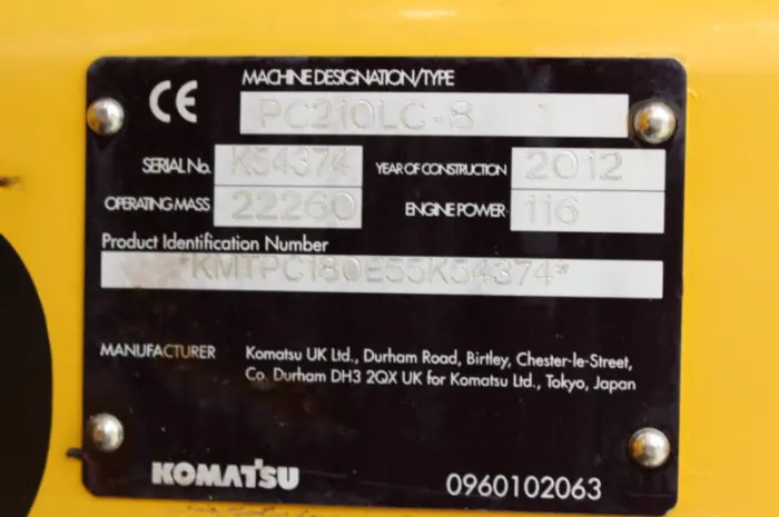 Гусеничный экскаватор Komatsu PC 210 LC- фото № 2