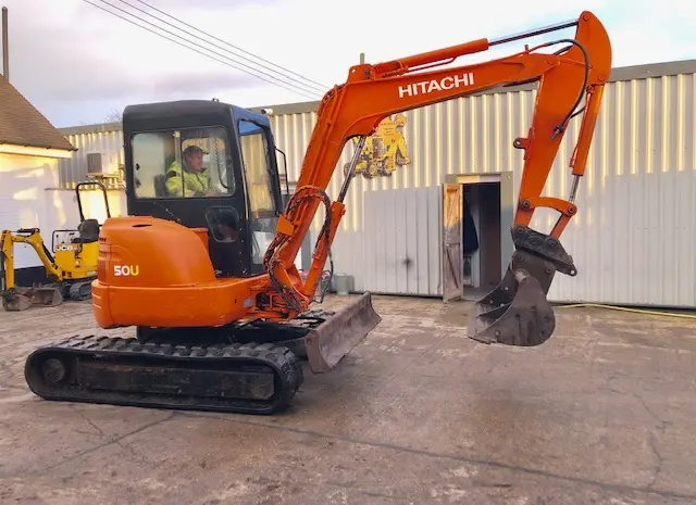 Мини экскаватор Hitachi U50- фото № 2