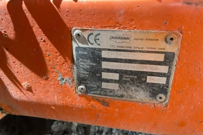 Гусеничный экскаватор Doosan DX 340 LC- фото № 3