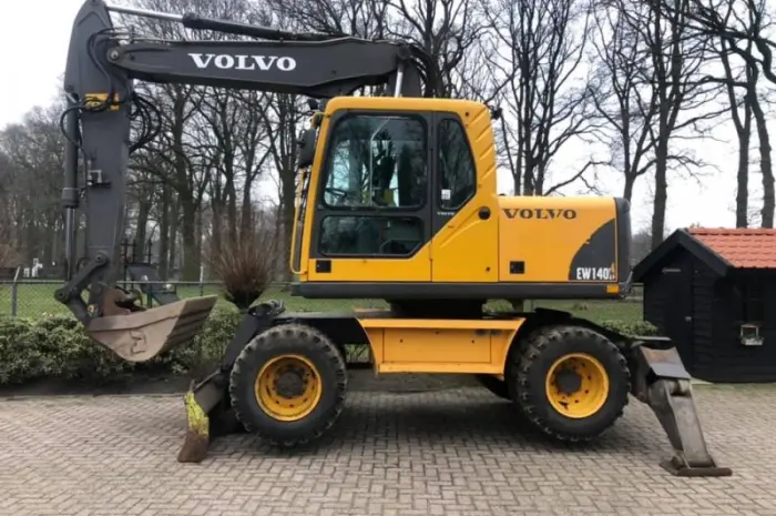 Колесный экскаватор Volvo EW140B- фото № 16