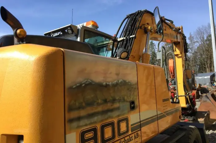 Колесный экскаватор Liebherr A 900 C Litronic- фото № 2