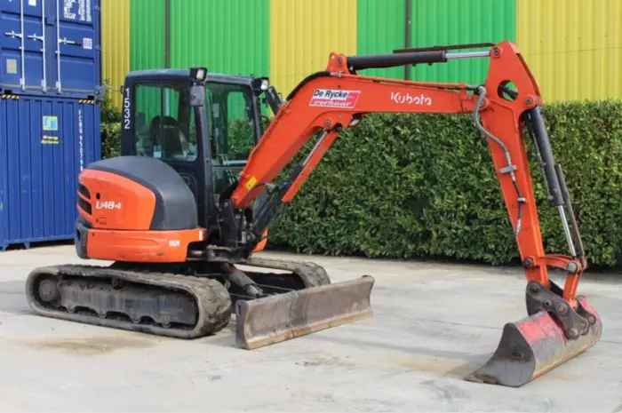 Мини-экскаватор Kubota U 48-4. Мини-экскаватор б/у- фото № 2