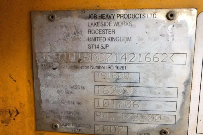 Гусеничный экскаватор JCB JS 160 W в наличии в Киеве- фото № 7