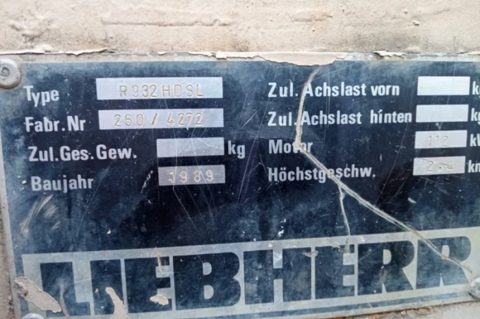 Гусеничний екскаватор Libherr R932 HDSL- фото № 4