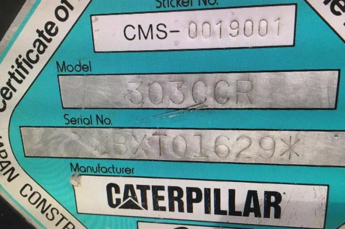Мини-экскаватор Caterpillar 303C CR 2007 года- фото № 7