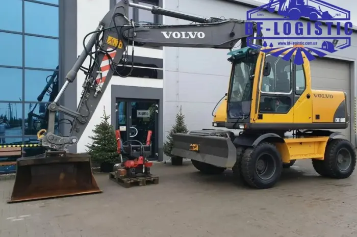 Колёсный экскаватор Volvo EW 160B 2006 года- фото № 1