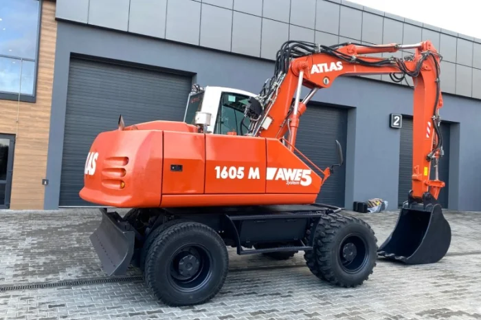 Колісний повноповоротний ескаватор Atlas 1605M - 2007 рік- фото № 18