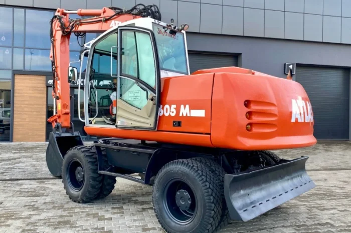 Колісний повноповоротний ескаватор Atlas 1605M - 2007 рік- фото № 14