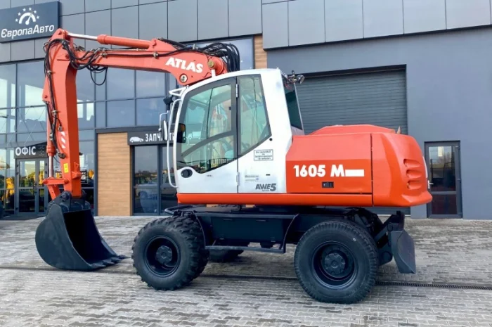 Колісний повноповоротний ескаватор Atlas 1605M - 2007 рік- фото № 12