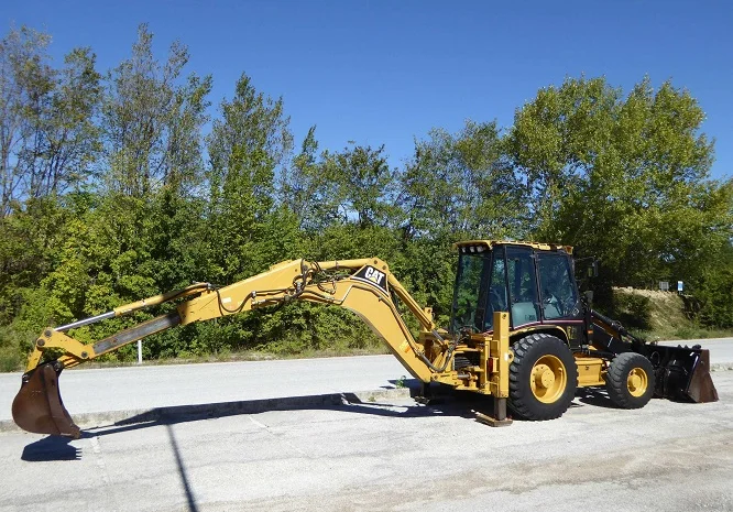 Экскаватор-погрузчик Caterpillar 442 D- фото № 9