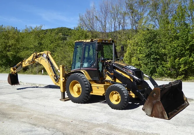 Экскаватор-погрузчик Caterpillar 442 D- фото № 12