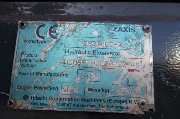 Hitachi ZX210LC-3 экскаватор на гусеничном ходу- фото № 7