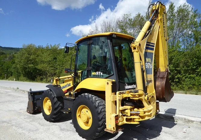 Экскаватор-погрузчик Komatsu WB 97 S- фото № 18
