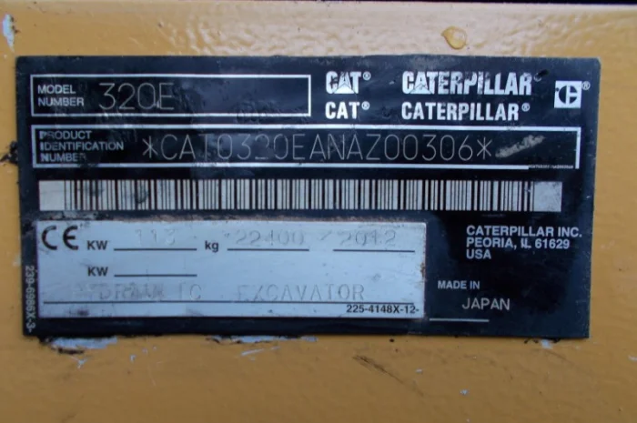 Гусеничный экскаватор Caterpillar 320EL- фото № 8