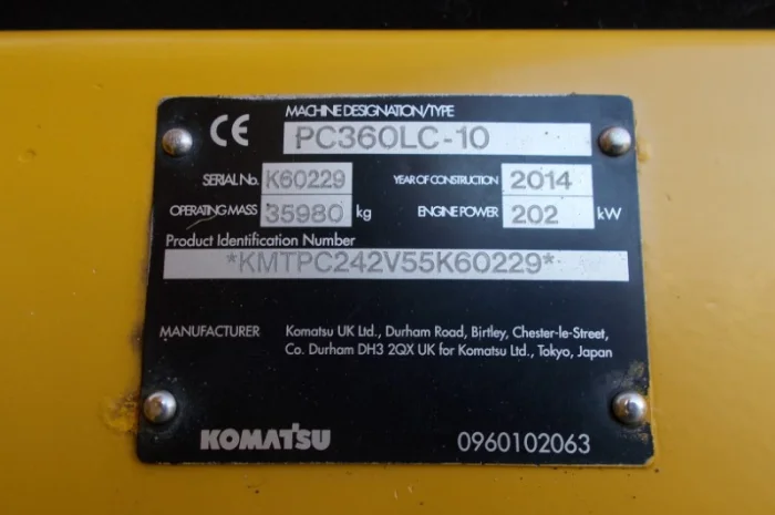 Komatsu PC360LC-10 экскаватор- фото № 7