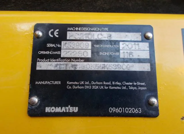 Гусеничный экскаватор Komatsu PC210LC-8- фото № 7