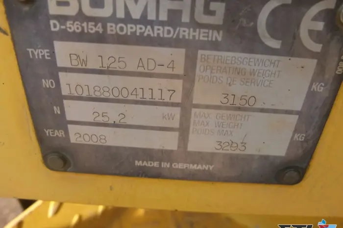 Комбинированный каток Bomag BW125- фото № 2
