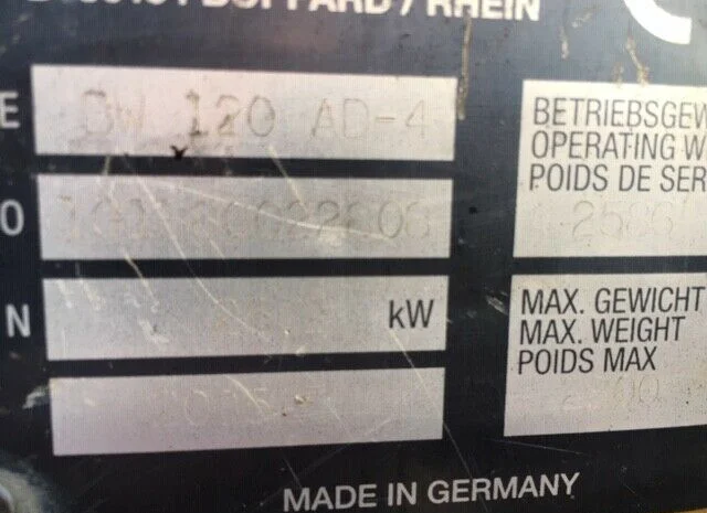 Тандемный каток BOMAG BW 120 AD-4- фото № 2