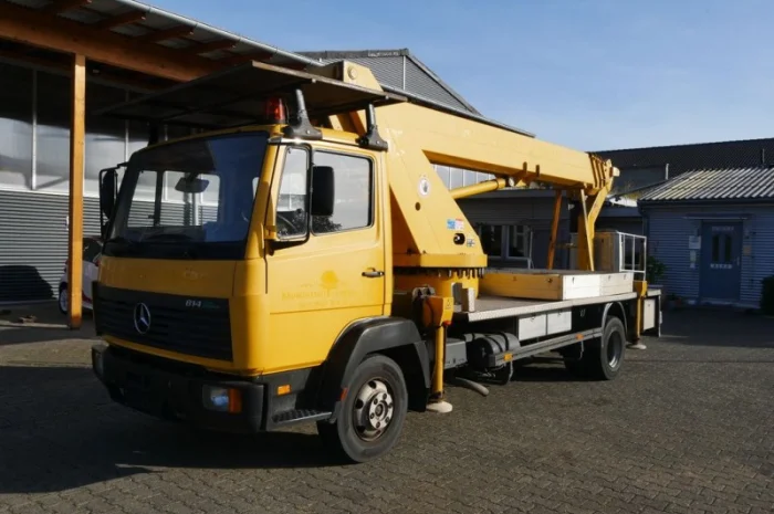 Автовишка Mercedes-Benz 814 Wumag WT260 26м- фото № 11