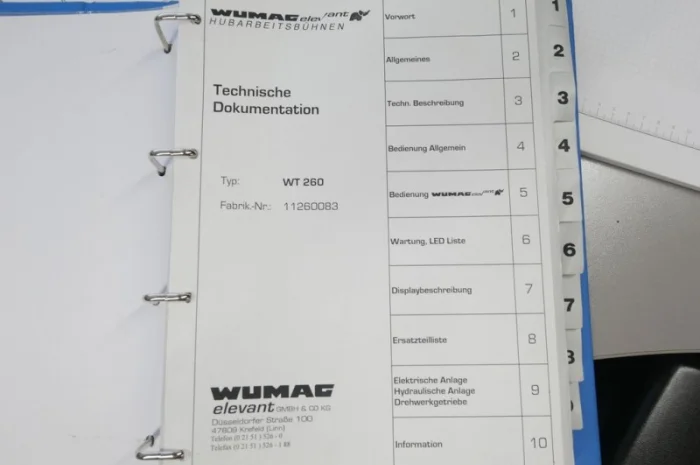 Автовишка Mercedes-Benz 814 Wumag WT260 26м- фото № 9