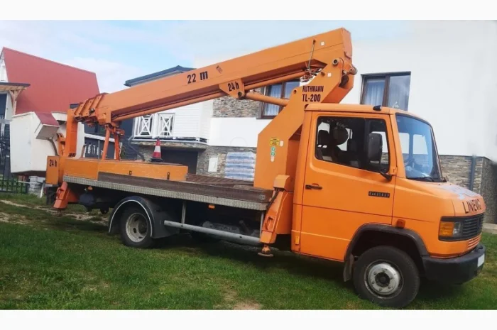Автовишка Mercedes-Benz 609 вишка Ruthmann TL200 робоча висота 22м- фото № 1