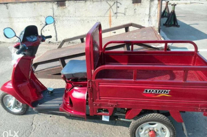 Грузовой мотоцикл (муравей) Spark SP110 TR-4. Самосвал. 260 кг- фото № 3