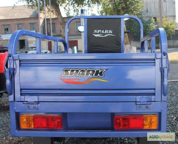 Грузовой мотоцикл (муравей) Spark SP110 TR-4. Самосвал. 260 кг- фото № 4